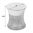 thumbnail image 4 of Butler Specialty Company Galveston 14 in W Stainless Steel End Table in Bronze, 4 of 8