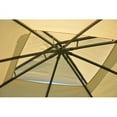thumbnail image 2 of Clearance U_STYLE Quality Double Tiered Grill Canopy, Outdoor BBQ Gazebo Tent with UV Protection, Beige, 2 of 8