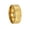 Gold, variant on HIJONES Women Men's 8mm Wood Grain Stainless Steel Ring Personalized Vintage Punk Jewelry Silver Size 10