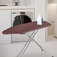 thumbnail image 2 of HELLHERO 15"x54" Ironing Board Cover Elastic Edge Replacement Accessories 3 Fasteners Table Top Ironing Board Cover for Mom Wife Gifts Solid Burgundy, 2 of 5