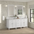 thumbnail image 6 of James Martin Vanities 424-V72-Fejp Lorelai 72" Free Standing Double Basin Hardwood Vanity, 6 of 7