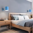 thumbnail image 3 of RENACLIPY Contemporary Bedside Lamp Blue Comfortable And Elegant Design 1Set, 3 of 8