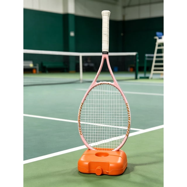 shyuyusa Square Tennis Rebound Trainer with Rope Portable Self-Practice Training Equipment Indoor Outdoor Beginner Exercise Tool