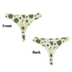 thumbnail image 3 of Balery Green Avocado Tangas de Algodón para Mujer con Estampado – Ropa Interior Sexy, Transpirable, G-string-Small, 3 of 6