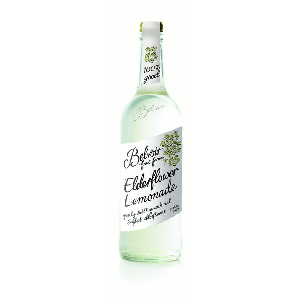 Belvoir Elderflower Lemonade Presse, Large Bottle, 25.4fl.oz (750ml