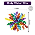 thumbnail image 4 of 8 Count, 6" Large Christmas Curly Ribbon Bows, Curly Bows for Gift Wrapping Curling Ribbon with Self Adhesive for Gift Wrap, Presents, Wine Bottle, Treat Bags, Birthday, Wedding Party Favors, 4 of 5