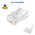 thumbnail image 2 of Conectores RJ45 de paso directo Cat 6 de Cable Matters, paquete de 50, 2 of 8