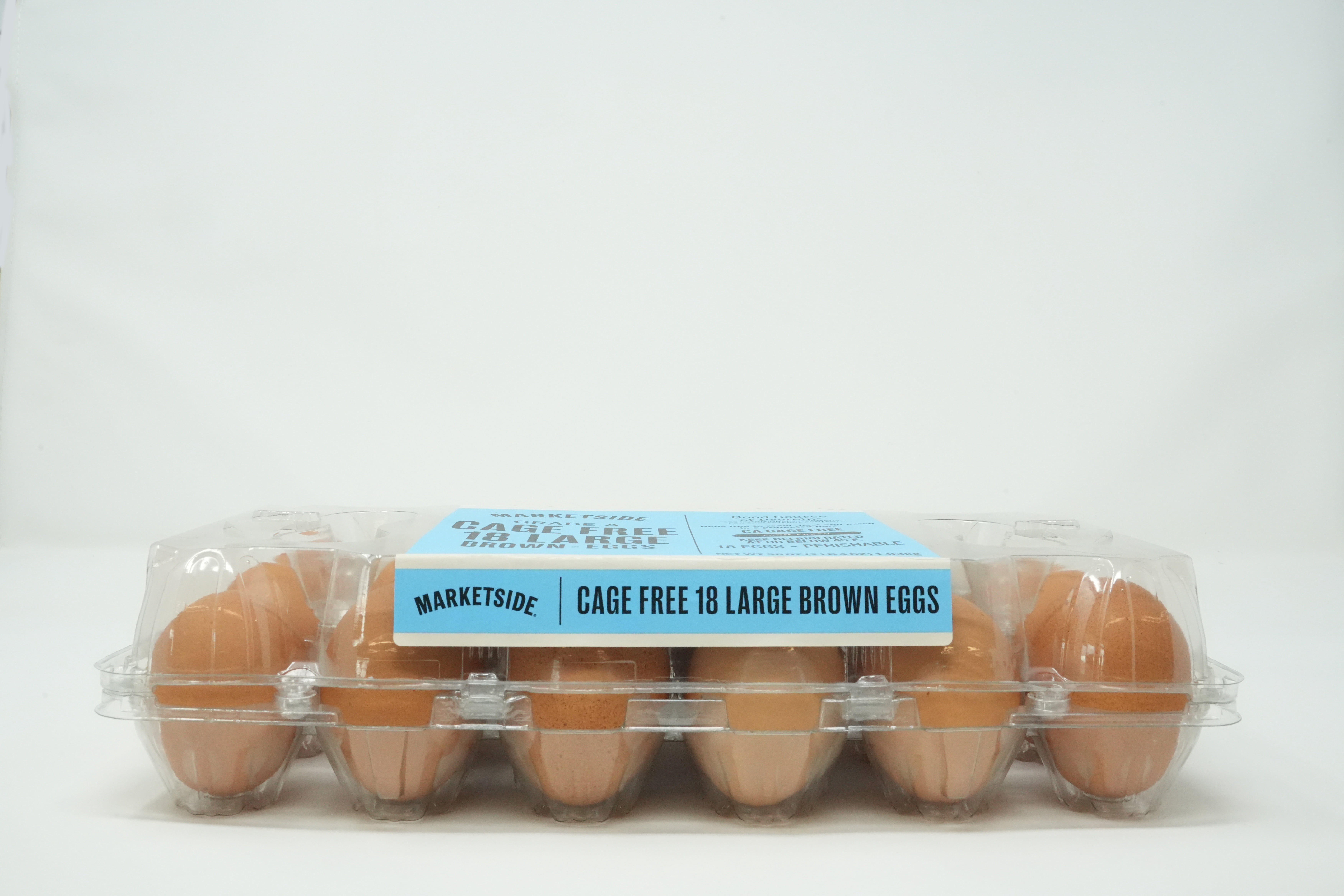 Marketside Cage-Free Large Brown Eggs, 18 Count