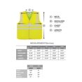 thumbnail image 4 of 4XL- Yellow Safety Vest With 2 Pockets ASIN/ISEA Standars, 4 of 4