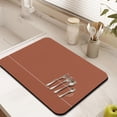 thumbnail image 3 of Coffee Bar Mat Accessories for Countertop Absorbent Hide Stain Rubber Backed Dish Drying Mats for Kitchen Counter Draining Pad Decor Gift Fit Under Coffee Maker Coffee Pot Espresso Machine (24x18in), 3 of 5