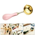 thumbnail image 4 of veasfak Stainless Steel Sealing Spoon for Seal Stamp Envelope Crafts Pink, 4 of 9