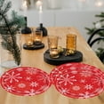 thumbnail image 5 of Christmas Snowflake Paper Plates - 25 Pack Disposable Tableware, 7" Christmas Tree & Snowflake Party Plates for Holiday, Birthday & Winter Celebrations, 5 of 5