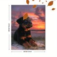 thumbnail image 3 of Qisvanset Detailed Realistic Cat Portrait Canvas Print 12x16 Inch Cat Lover Decor, 3 of 8