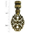 thumbnail image 3 of Royal Designs Fan Pull Chain with Oval Filigree Finial – Antique Brass, 3 of 3