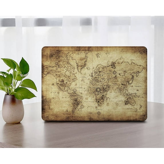 KSK KAISHEK Hard Shell Case Cover Compatible with MacBook Air 13.6 Inch with Touch ID Type C Model: A2681 m2 (Geography 99)