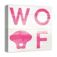 thumbnail image 2 of Creative Products Woof Distressed Pink 16 x 16 Canvas Wall Art, 2 of 5