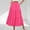 c01Pink, variant on JGGSPWM Women's Summer Casual Elegant Layered Tiered Maxi Skirt High Waisted A Line Flowy Long Skirts with Pockets Black XXL