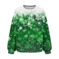 thumbnail image 5 of WXLWZYWL Womens Ugly Christmas Sweater Funny Sweatshirts Holiday 3D Print Trendy Cute Long Sleeve Pullover 2024 Loose Christmas Sweaters Pullover, 5 of 6