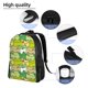 thumbnail image 5 of Disketp Cartoon Frog Mochila Unisex de Apertura Lateral Completa, Mochila para Laptop para Escuela, Trabajo y Viajes, 5 of 8