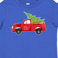 thumbnail image 4 of Inktastic Christmas Vintage Truck with Christmas Tree Boys or Girls Baby T-Shirt, 4 of 5