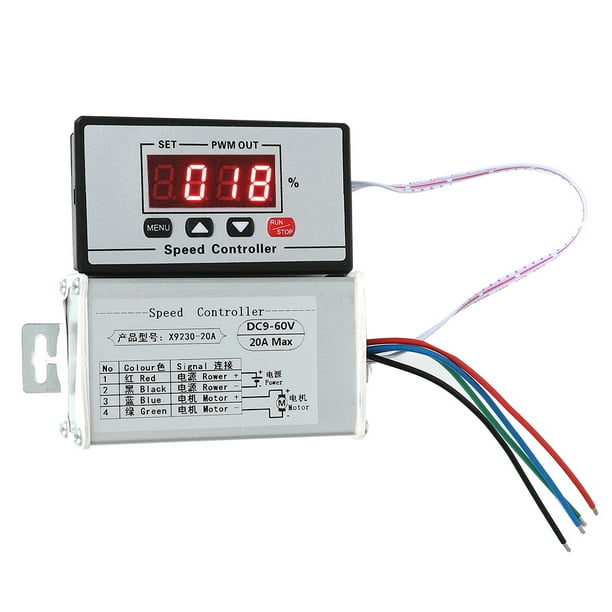Speed Regulator With Shell, Button Control Motor Speed Controller