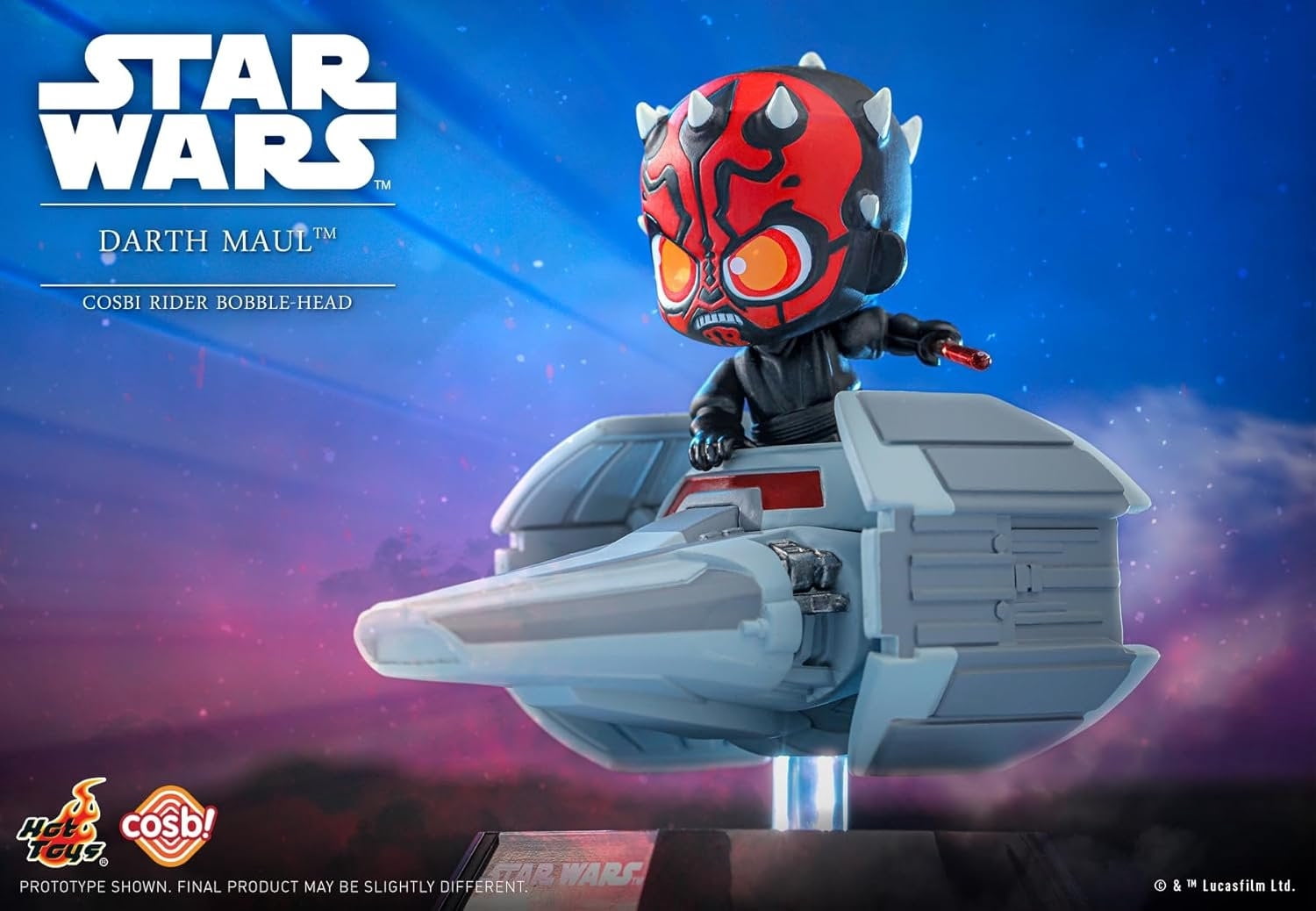Hot Toys Star Wars: Darth Maul & Sith Infiltrator #036 Cosbi Star Wars Collection Mini Figure