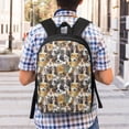 thumbnail image 5 of Xecao Cute Dog print Travel Backpack, Large Computer Backpack for Men Women, College School Rucksack Book Bag, 5 of 5