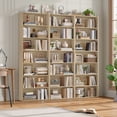 thumbnail image 5 of Homfa 82" Tall Bookcases Set of 2, Freestanding Display Storage Shelves, 7-Tier Open Bookshelf for Home Office Living Room Bedroom, Light Oak, 5 of 8