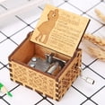 thumbnail image 4 of Caja de música de madera con manivela Retro regalo de Navidad para fiestas adorno de decoración para el hogar Hugtrwg  Para estrenar, 4 of 7
