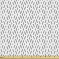 thumbnail image 1 of Geometric Sofa Upholstery Fabric by the Yard, Greyscale Composition of Little Geometrical Checkered Rhombus Lattice Forms, Decorative Fabric for DIY and Home Accents, Pale Taupe White by Ambesonne, 1 of 5