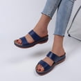 thumbnail image 4 of Sandalias romanas con punta abierta y tacón de cuña para mujer, estilo vintage, pantuflas Wmkox8yii ytu7418, 4 of 5