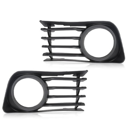 PIT66 Front Bumper Fog Light Lamp Cover Grill Grille Fit for Toyota Prius 2004-2009 with Hole 53112-47030,53113-47030