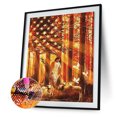 thumbnail image 2 of Cuadros Decorativos DIY Rhinestone 5D Jesús completo taladro redondo diamante resina pintura Kit regalo Likrtyny embutido en tela, 2 of 9