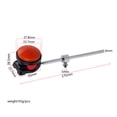 thumbnail image 3 of ADDHAT Para Batería Con De Silicona Roja Ideal Para Estilos Variados De, 3 of 8