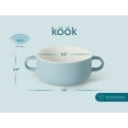thumbnail image 3 of Kook Soup Crocks with Handles, 18 oz, Set of 4, Pale Blue, 3 of 6