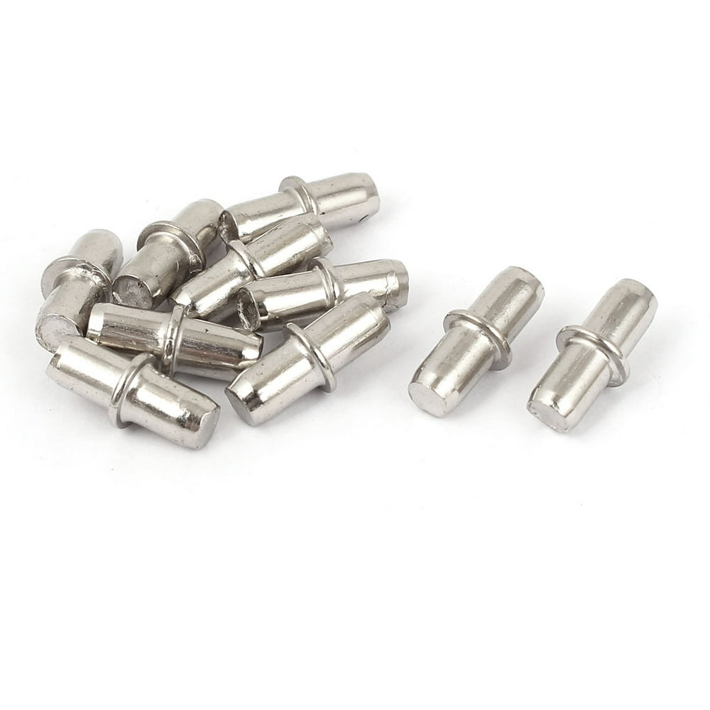 Cupboard Wooden Board Shelf Holder Support Pins Nails 5mm Dia 10 Pcs