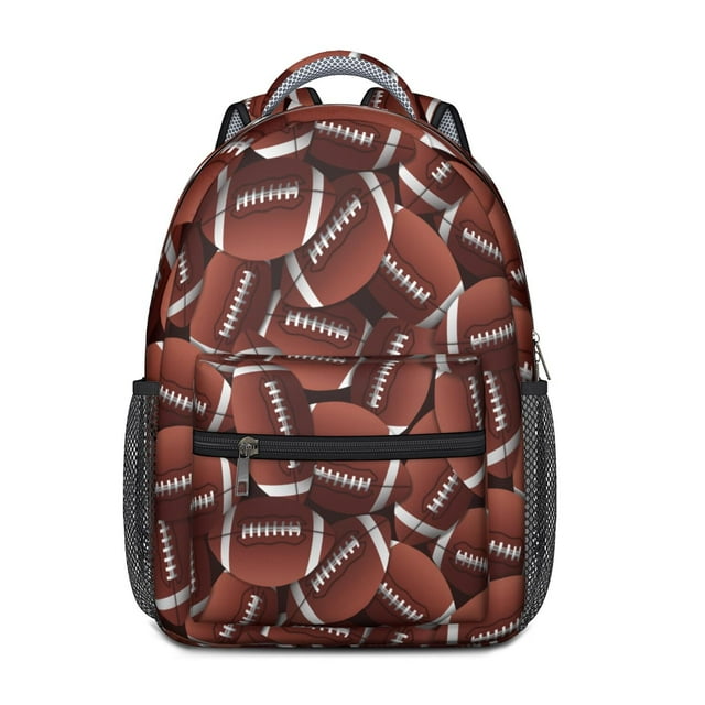 Basketball Football Baseball School Bag with Team Athlete Training Theme Lightweight Durable Daypack