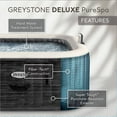 thumbnail image 6 of Intex Pool Vacuum with PureSpa Plus 4 Person Inflatable Hot Tub, Greystone, 6 of 13