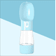 thumbnail image 1 of Botellas de agua para perros, botellas de agua para mascotas multifuncionales para perros y gatos, botellas de agua para viajes para perros con bocadillos, azules PenghuiLiu 9024719110233, 1 of 5