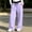 Purple, variant on Spazoro Girls Sweatpants with Side Pockets, Fall Solid Color Elastic Drawstring Waist Loose Fit Casual Wide Leg Pants for Little Big Kids Black Size 14-15