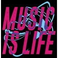 thumbnail image 2 of Junior's Soul Music Is Life  Graphic Tee Black Medium, 2 of 3