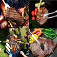 thumbnail image 5 of Juego de herramientas para parrilla de barbacoa con estuche, kit de accesorios para barbacoa de 22 piezas, accesorios para barbacoa completos de acero inoxidable de alta calidad y resistente, 5 of 5