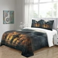 thumbnail image 3 of YingD Palm Leaf Bedding Hawaiian Tropical Island Bedspread Cover Double, 3 of 5