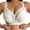 Beige, variant on Plus Size Unlined Wireless Bra for Women, Lace Minimizer Bra with Side Smoothing Support, Comfortable Ultra-Thin Breathable Bralette for Large Busts (85C - 95F)