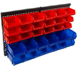 BENLIUDH Screw Organizer Box 4-Compartments, Tool Box Organizer  Bins with Lids for Garage Workbench Hardware Storage (Blue) : Tools & Home  Improvement