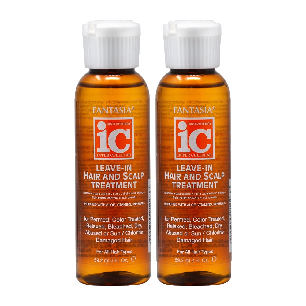 Fantasia IC IC Leavein Hair and Scalp Treatment Reg 2oz (Pack of 2)