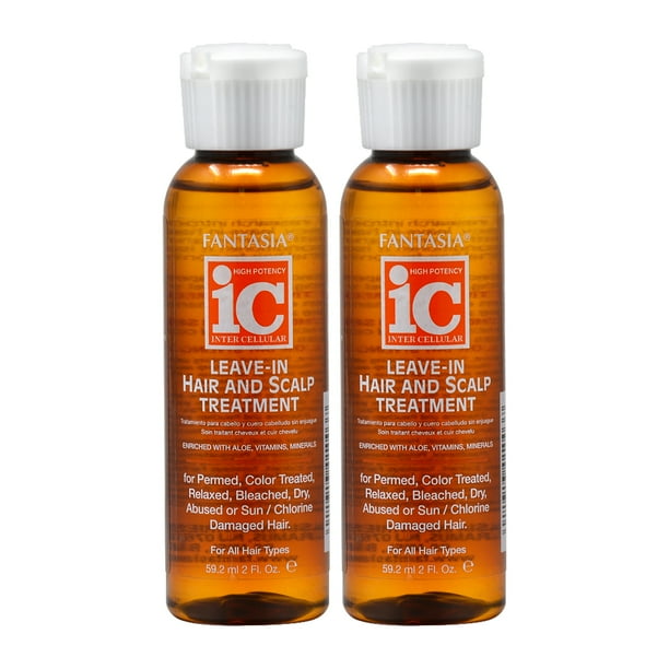 Fantasia IC IC Leavein Hair and Scalp Treatment Reg 2oz (Pack of 2
