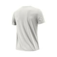 thumbnail image 5 of Coorders George Men's Quick-Dry Moisture-Wicking T-Shirt，Gym Training & Outdoor Hiking Shirt with 4-Way Stretch , Gray, XXL, 5 of 6