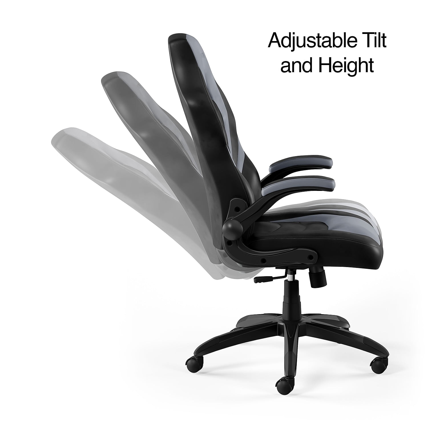 Staples Gaming Chair Black and Grey 2829477 with Adjustable