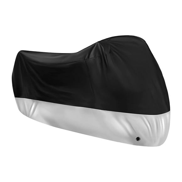 All-Weather Motorcycle Protective Cover for Indoor and Outdoor Use with Secure Locking Hole Design